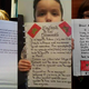 Photos of children with their touching messages to Morocco’s government.